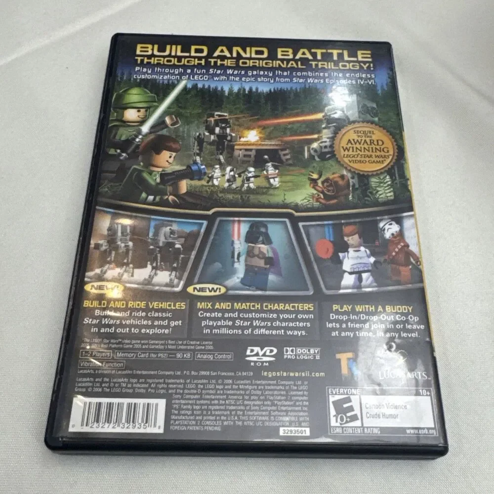 Lego Star Wars II The Original Trilogy Greatest Hits (Playstation 2 - PS2) CIB